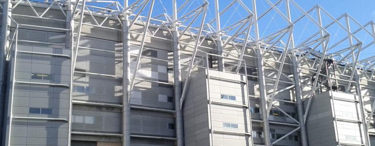 A Newcastle United futballpályája.
